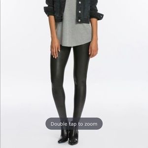 Faux leather leggings